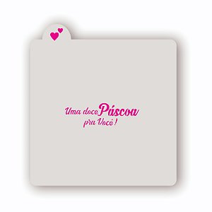 Estêncil Uma Doce Páscoa pra Voc