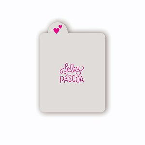 Estêncil Feliz Páscoa M2