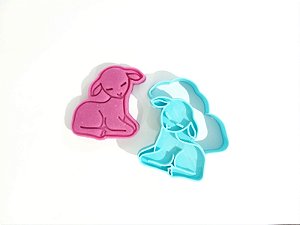 Ovelha Carimbo - Com Amor Aquarelas