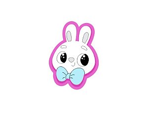 Cortador de Biscoito Coelhinho Gravata