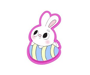 Cortador de Biscoito Coelhinho Ovo