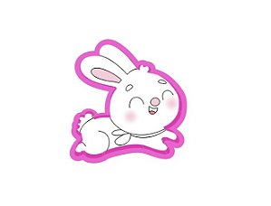 Cortador de Biscoito Coelho Saltando