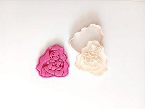 ~eCortador de Biscoito Mãe com Bebê