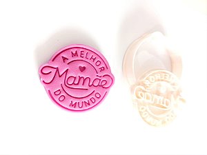 Cortador de Biscoito A melhor mamãe do mundo