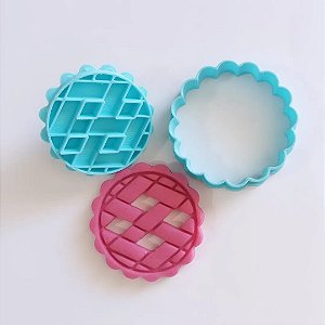 Cortdor de Biscoito Linzer Tortinha Linzer