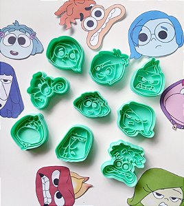 Kit cortadores divertida mente