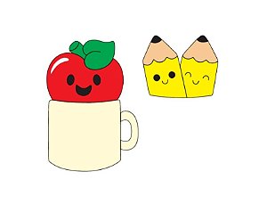 Cortador de biscoito caneca para montar