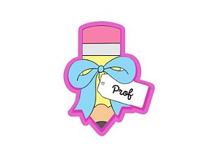 Cortador de biscoito lápis com tag