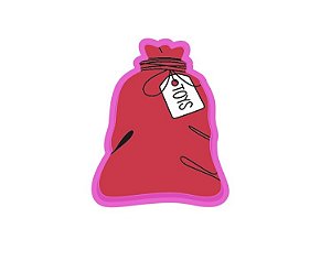 Cortador de Biscoito Saco de Presente Fábrica do Noel