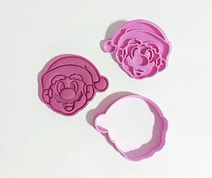 Cortador de biscoito Mario Bros de natal