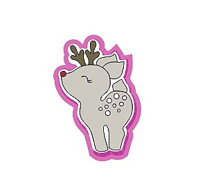 Cortador de biscoito Rena de natal A