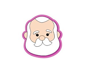 Cortador de Biscoito Papai Noel sem touca