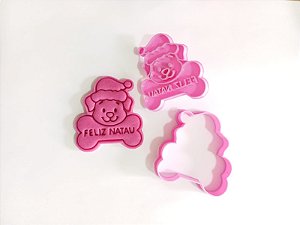 Cortador de Biscoito Feliz Natau (pet)