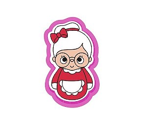 Cortador de Biscoito Mamãe Noel João bobo