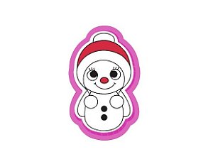 Cortador de Biscoito Boneco de neve João Bobo