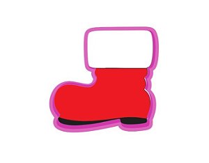 Cortador de Biscoito Bota do Papai Noel