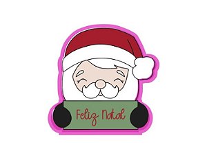 Cortador de Biscoito Papai Noel Plaquinha A