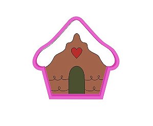 Cortador de Biscoito casinha Natalina F