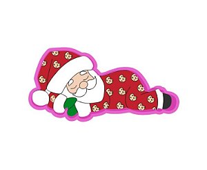 Cortador de Biscoito Papai Noel dormindo