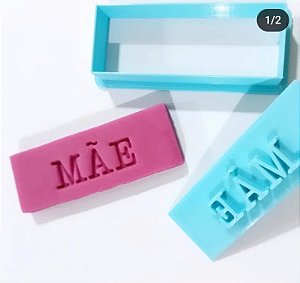 Cortador de Biscoito Retângulo Mãe