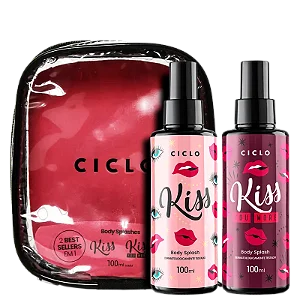 Kit Ciclo Cosméticos Kiss You 100ml + Kiss You More 100ml