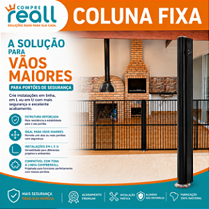 Coluna Fixa para o Portão