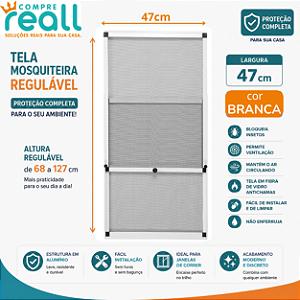 Tela Mosquiteira para janelas com folhas de correr