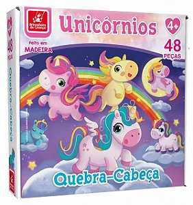 QUEBRA-CABECA 48 PECAS UNICORNIO 2495 BC