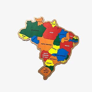 QUEBRA-CABEÇA MAPA DO BRASIL PREMIUM 1138 MA