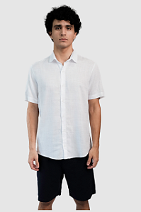 Camisa Aberta Puro Linho