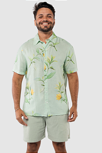 Camisa Aberta Green