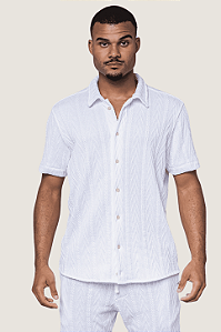 Camisa Aberta Tucum Tricot