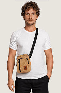 Shoulder Bag Veludo Zíper Horizontal