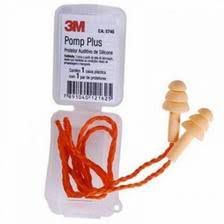 Protetor Auricular Silicone - Abafador 3m - 3uni