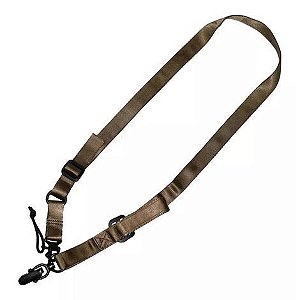 Bandoleira Tática 1 Ou 2 Pontos - SG-7001- cores bege/tan e verde/dark olive