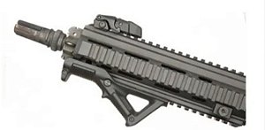 FRONT GRIP - FOREGRIP - POLÍMERO ANGULAR - CORES  TAN/PRETO