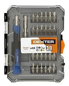 Micro Retífica Dexter Elétrica 150W com 62 Acessórios 220V
