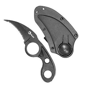Faca Raptor Claw- inox - coldre