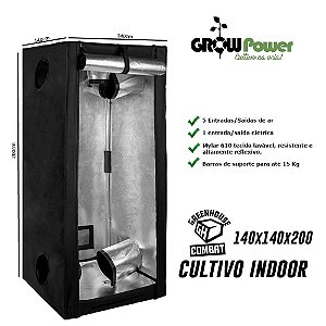 Estufa Green House Combat PRO 140x140x200