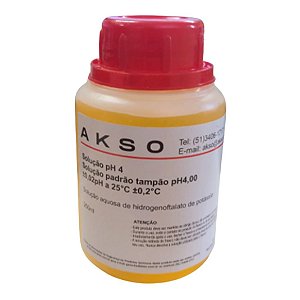 Solução pH AKSO 4 - 250ml