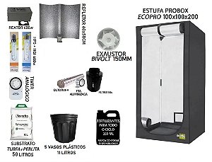 KIT PROBOX ECO 100x100x200 - 400w + Filtro 150s