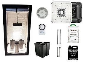 KIT LED EASY TO GROW 60x60x140 - 100W Aerolight A100SE