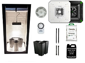 KIT LED EASY TO GROW 80X80X160 - 100W Aerolight A100