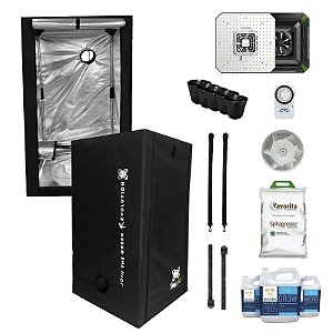 KIT DNA420 ECO LED EASY TO GROW 100x100x160 - 100W Aerolight A100