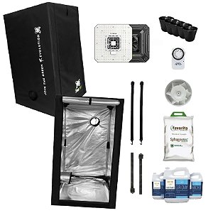 KIT ESTUFA - BARRACA DNA420 ECO LED EASY TO GROW 120x120x180 150W Aerolight A150SE