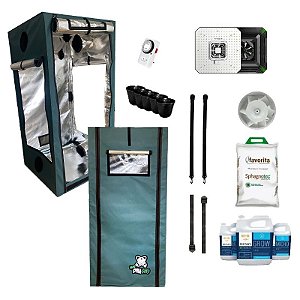 KIT ESTUFA - BARRACA DNA420 HARD LED EASY TO GROW 100x100x180 - 200W Aerolight A200