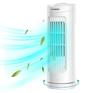 Ventilador Oscilante em Torre Vivosun 13'' - Branco