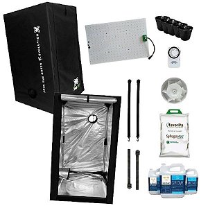 KIT ESTUFA - BARRACA DNA420 ECO LED EASY TO GROW 100x100x160 - 120W Quantum Board LM281B