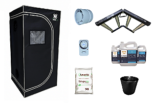 KIT ESTUFA DNA420 LED 120x120x200cm -400w Quantum Bar Dna420 281B - Bivolt