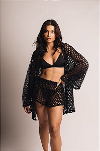 Kimono Tela Preto